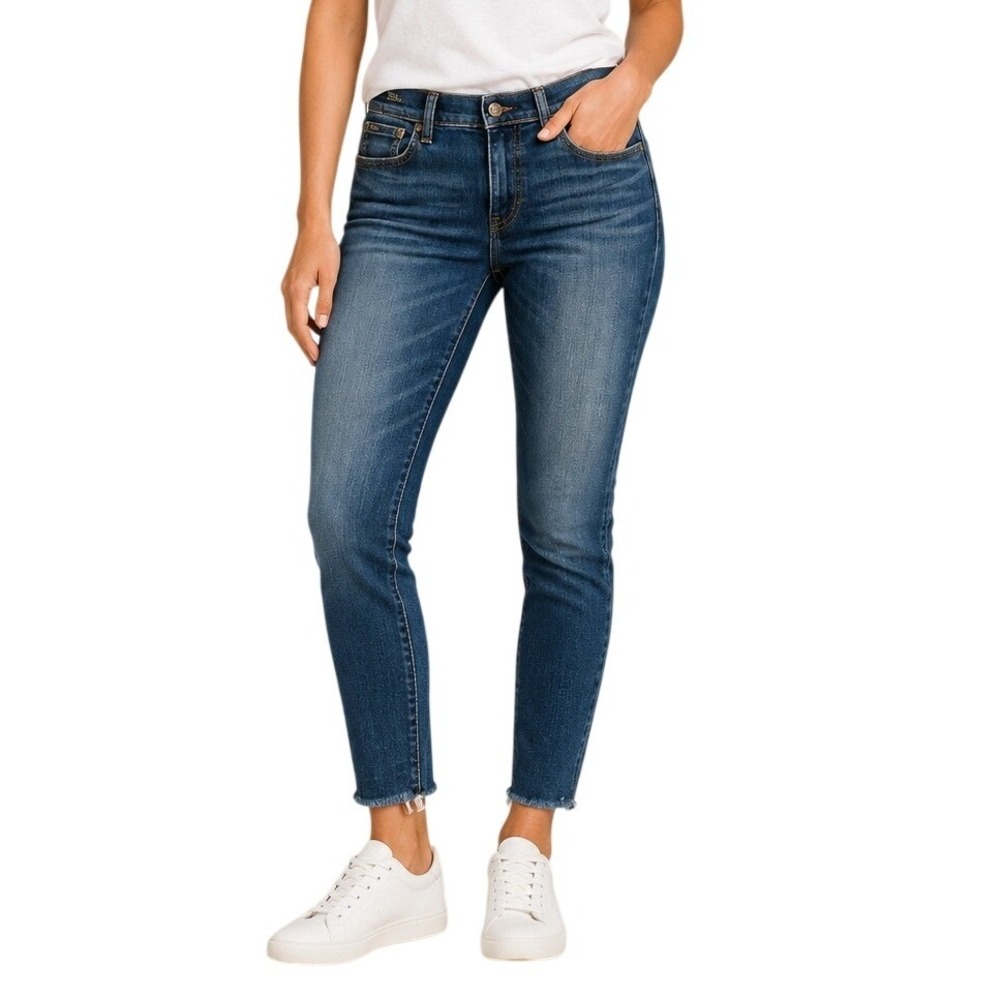 Polo Ralph Lauren  Medium Wash Tompkins Skinny Crop Jeans Women's 27R